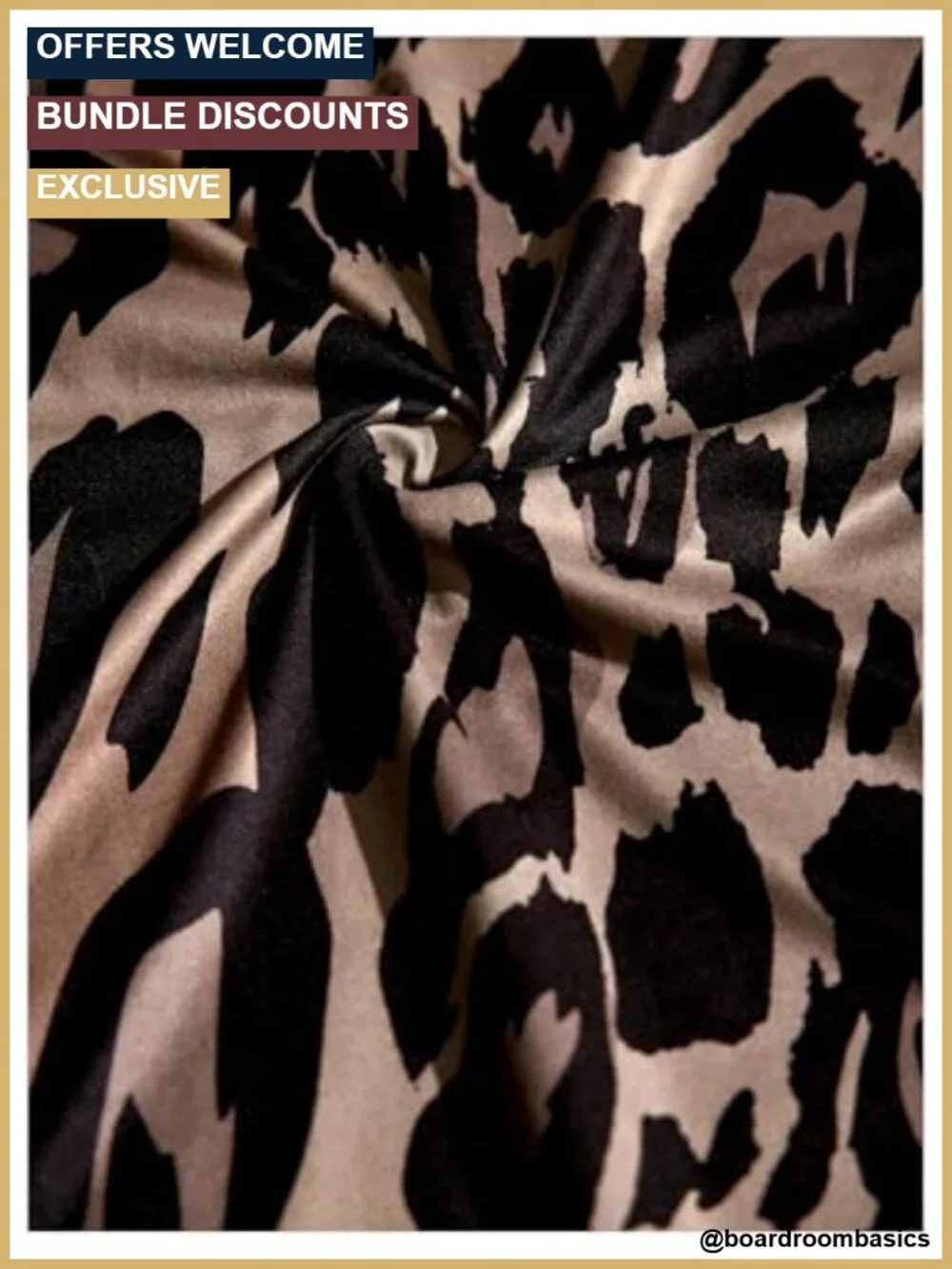 Plus Size Leopard Print Elastic Waist Bodycon Maxi Pencil Skirt